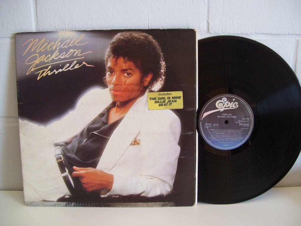 MICHAEL JACKSON  thriller, Cd's en Dvd's, LP, Gebruikt, Funk, Ophalen of Verzenden