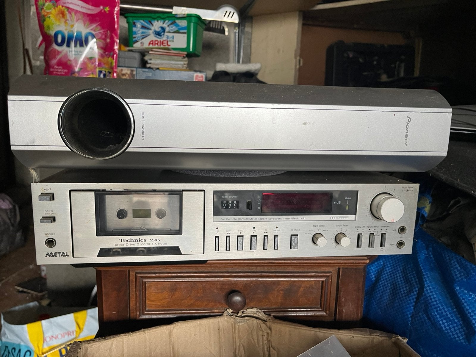 Lecteur cassettes Technics M45, Enlèvement, Utilisé
