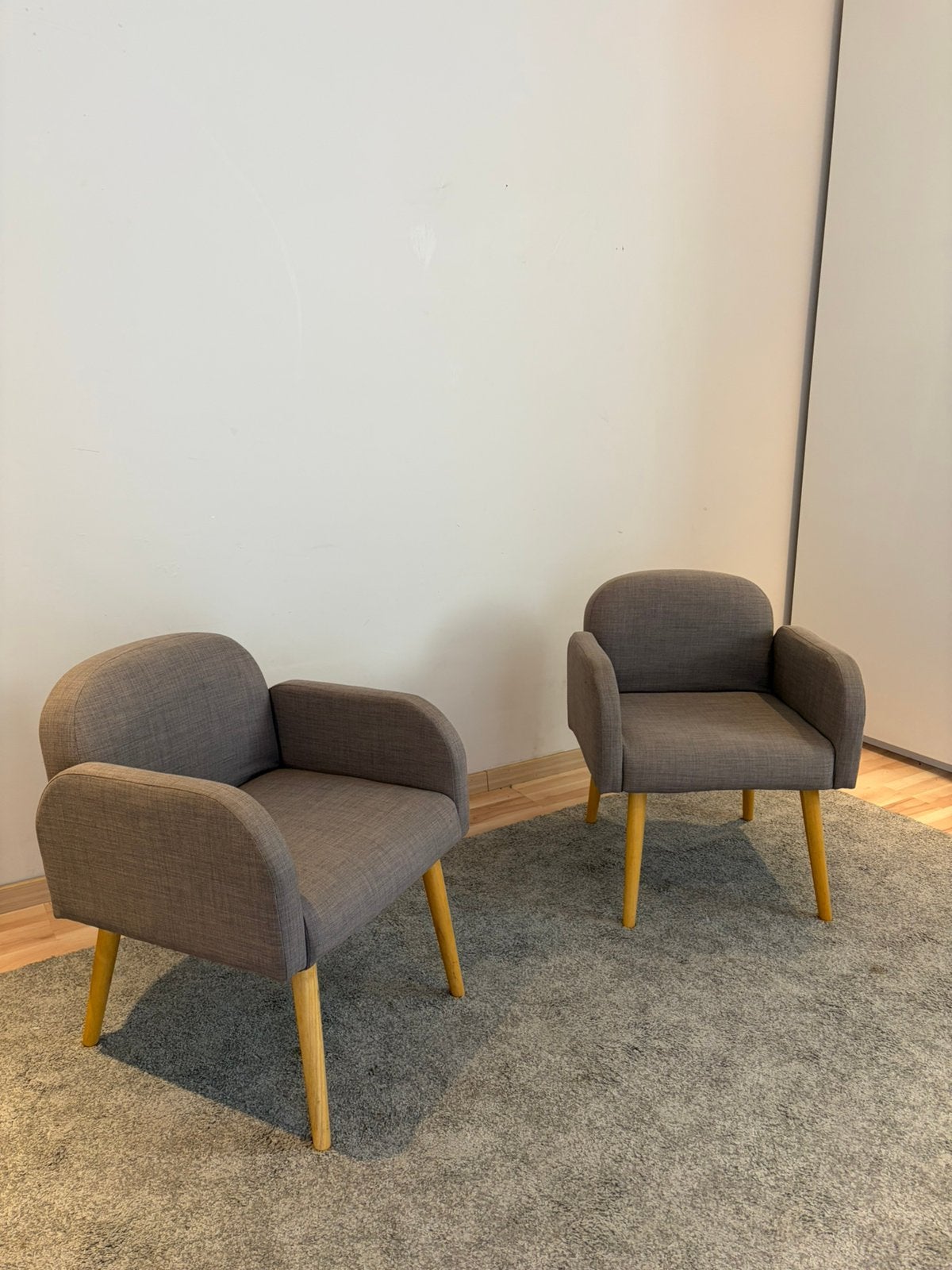 Petits fauteuils de salon, Bois, Carré, Enlèvement, Utilisé