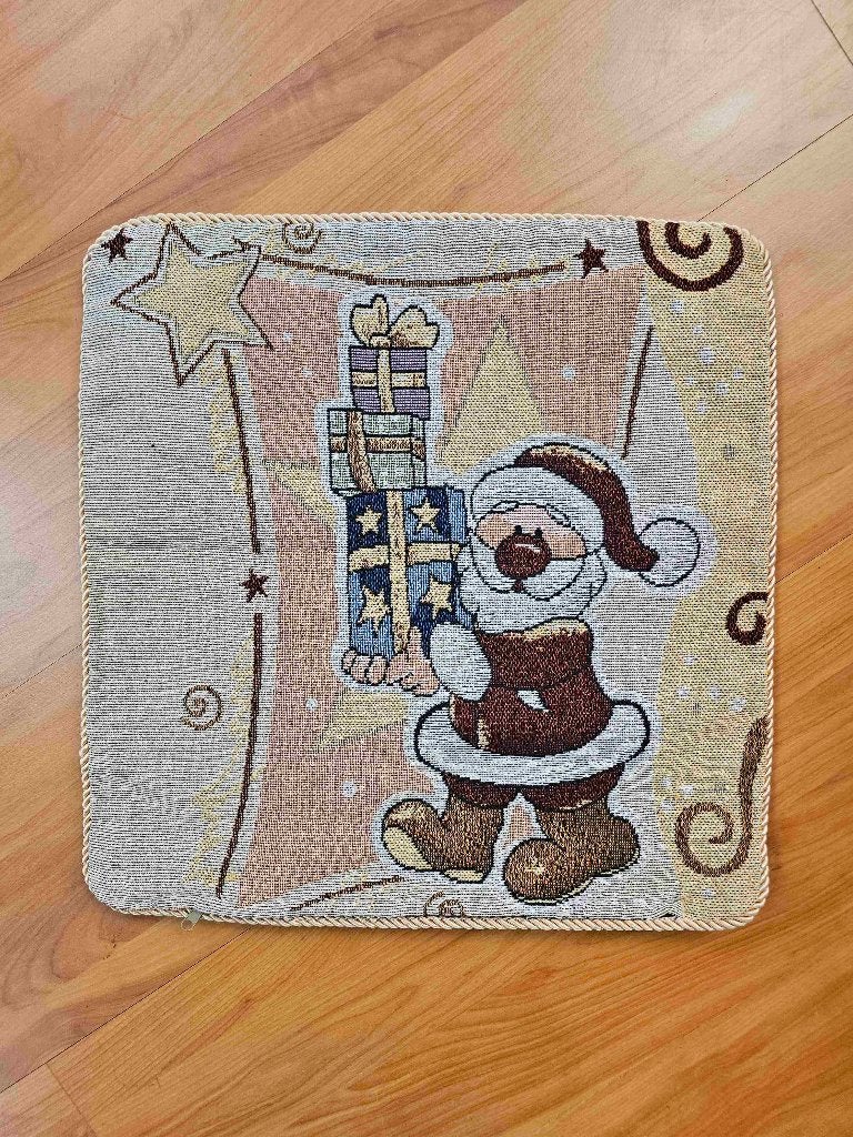 Kussen Kerstman 40/40 cm, Verzenden, Gebruikt, Vierkant