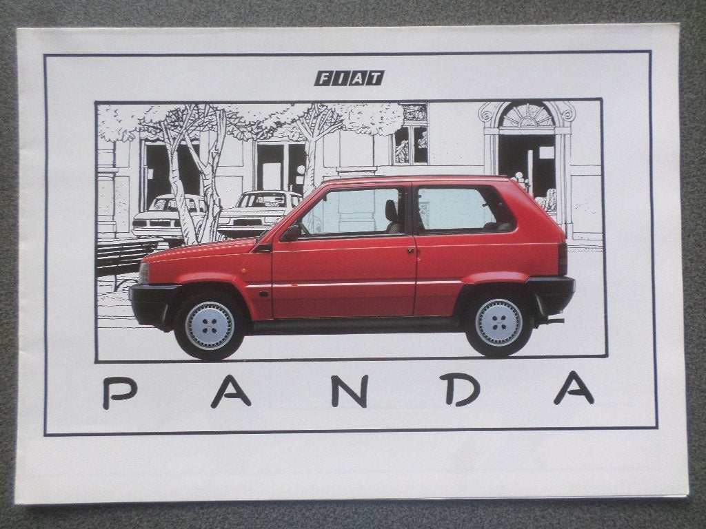 Fiat Panda 1989 Brochure, Boeken, Ophalen of Verzenden