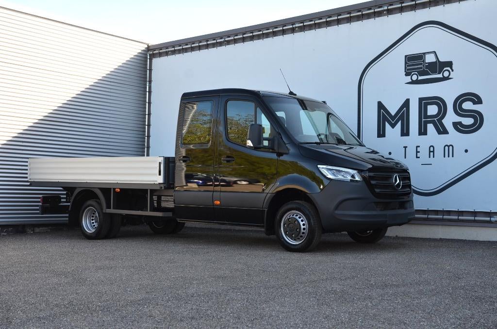 Mercedes Sprinter 519- Dubbelcab-Openlaadbak-Nieuw-49500+BTW, Auto's, Bestelwagens en Lichte vracht, Automaat, 4 deurs, Stof, Euro 6