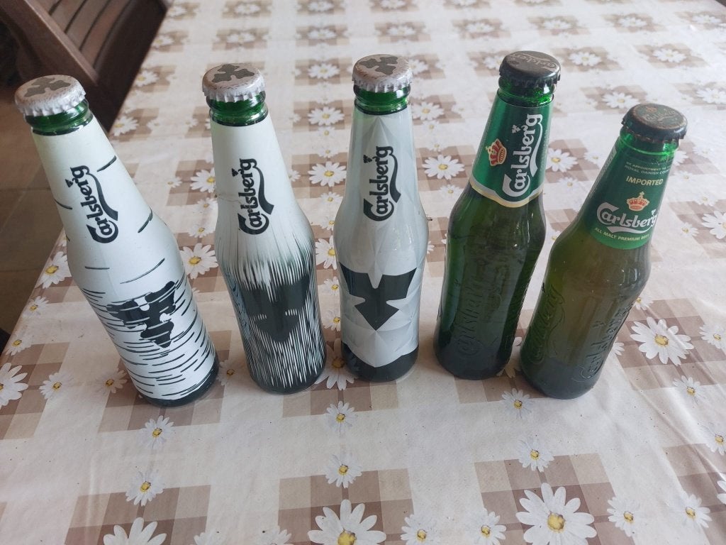 Assortiment flesjes Carlsberg gevuld, Verzamelen, Ophalen of Verzenden, Zo goed als nieuw, Flesje(s), Overige merken