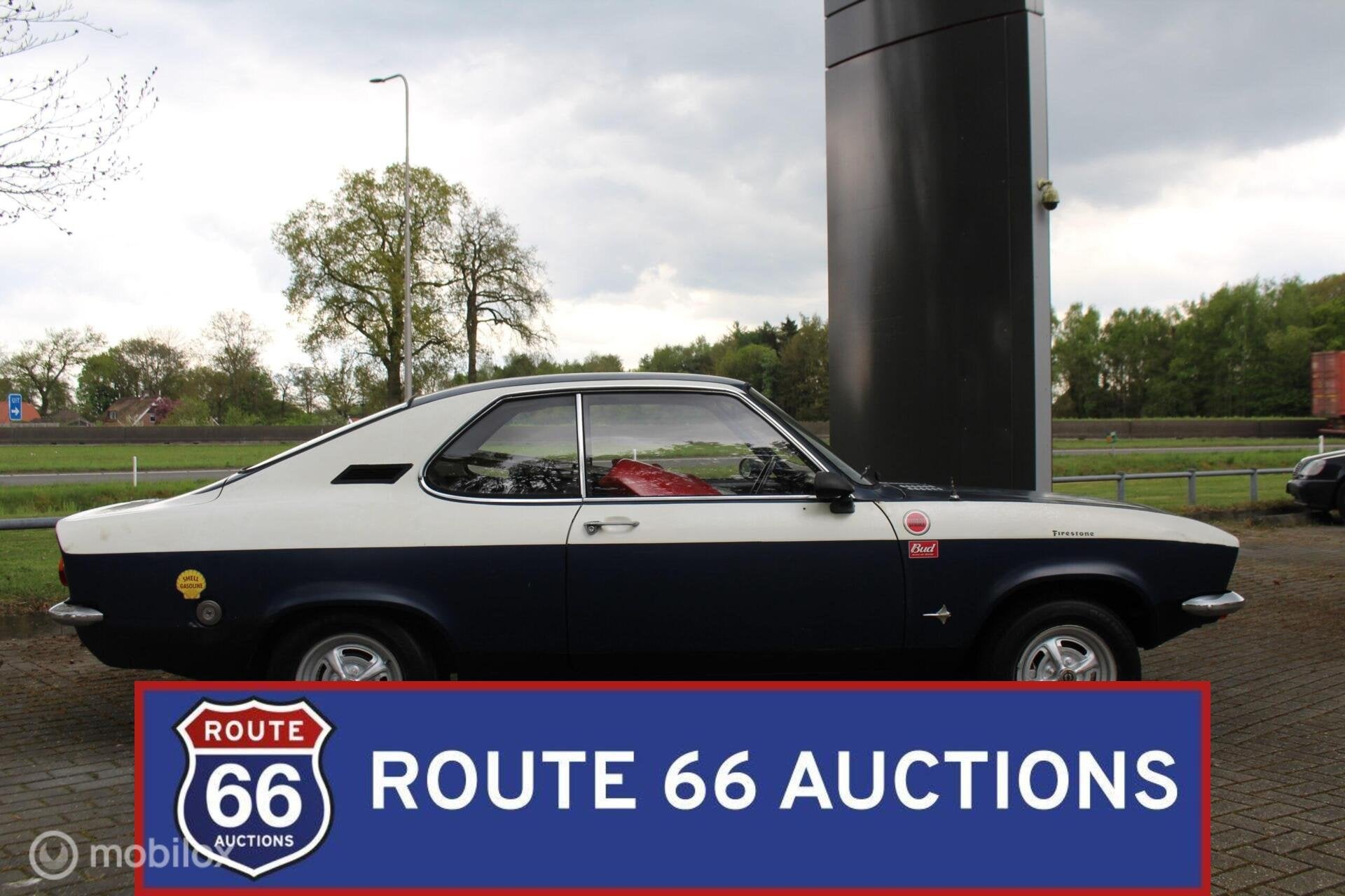 Opel Manta 1.2 S | Route 66 Auctions, Auto's, Zwart, Bedrijf, Overige carrosserie, Opel