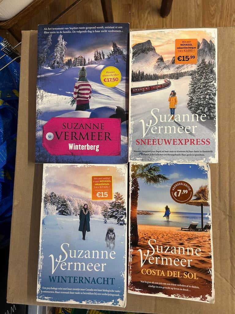 Suzanne Vermeer - 4 boeken, Ophalen of Verzenden, Zo goed als nieuw