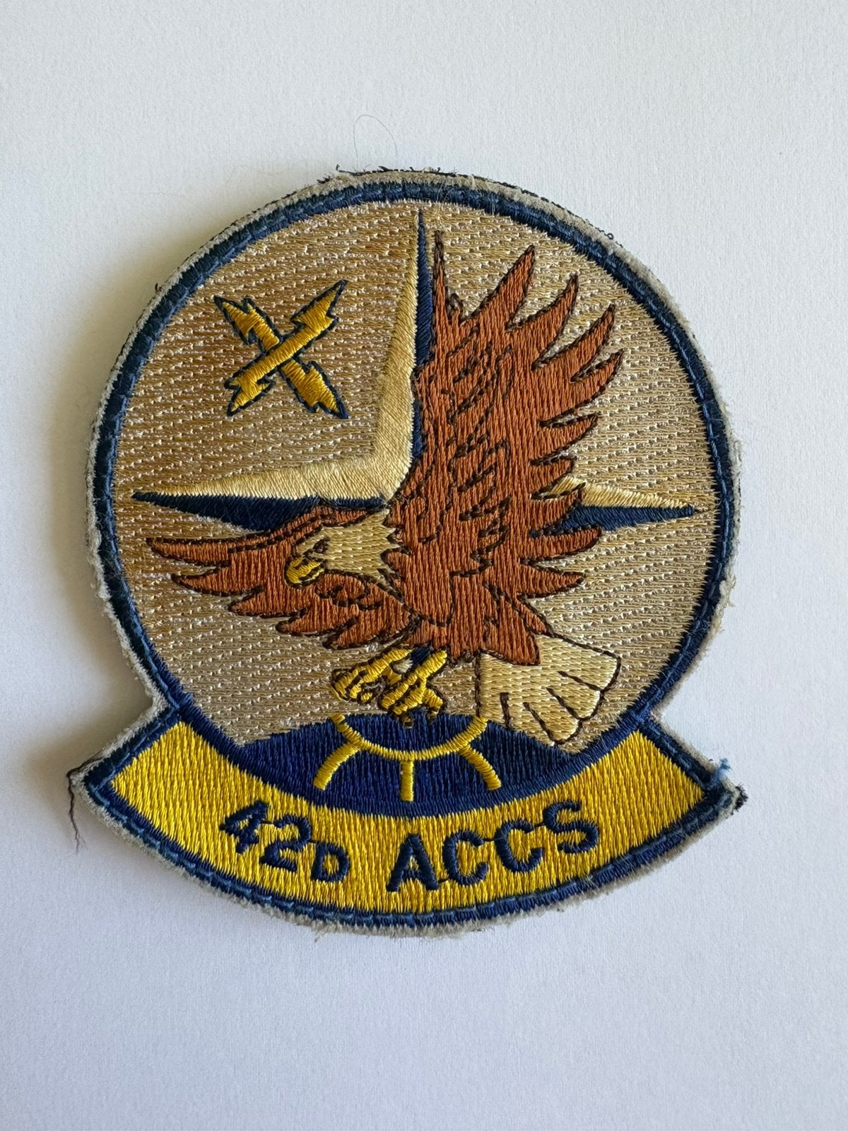 USAF 42nd Airborne Command and Control Squadron patch, Ophalen of Verzenden