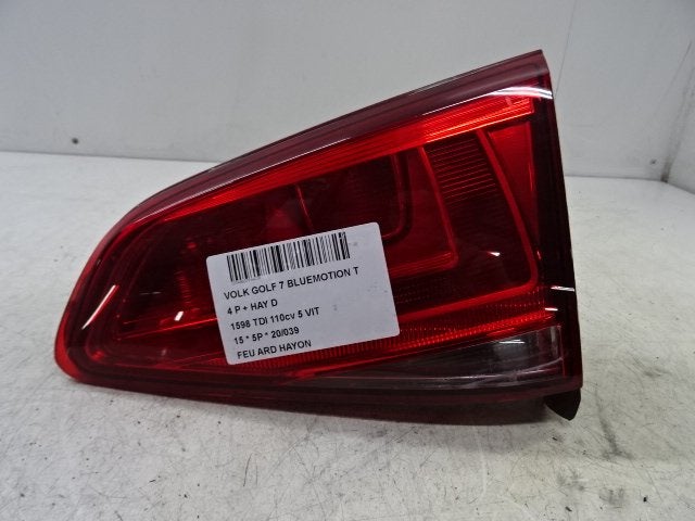 PANNEAU ARRIÈRE DROIT AVEC LAMPE Volkswagen Golf VII (AUA), Utilisé, Volkswagen