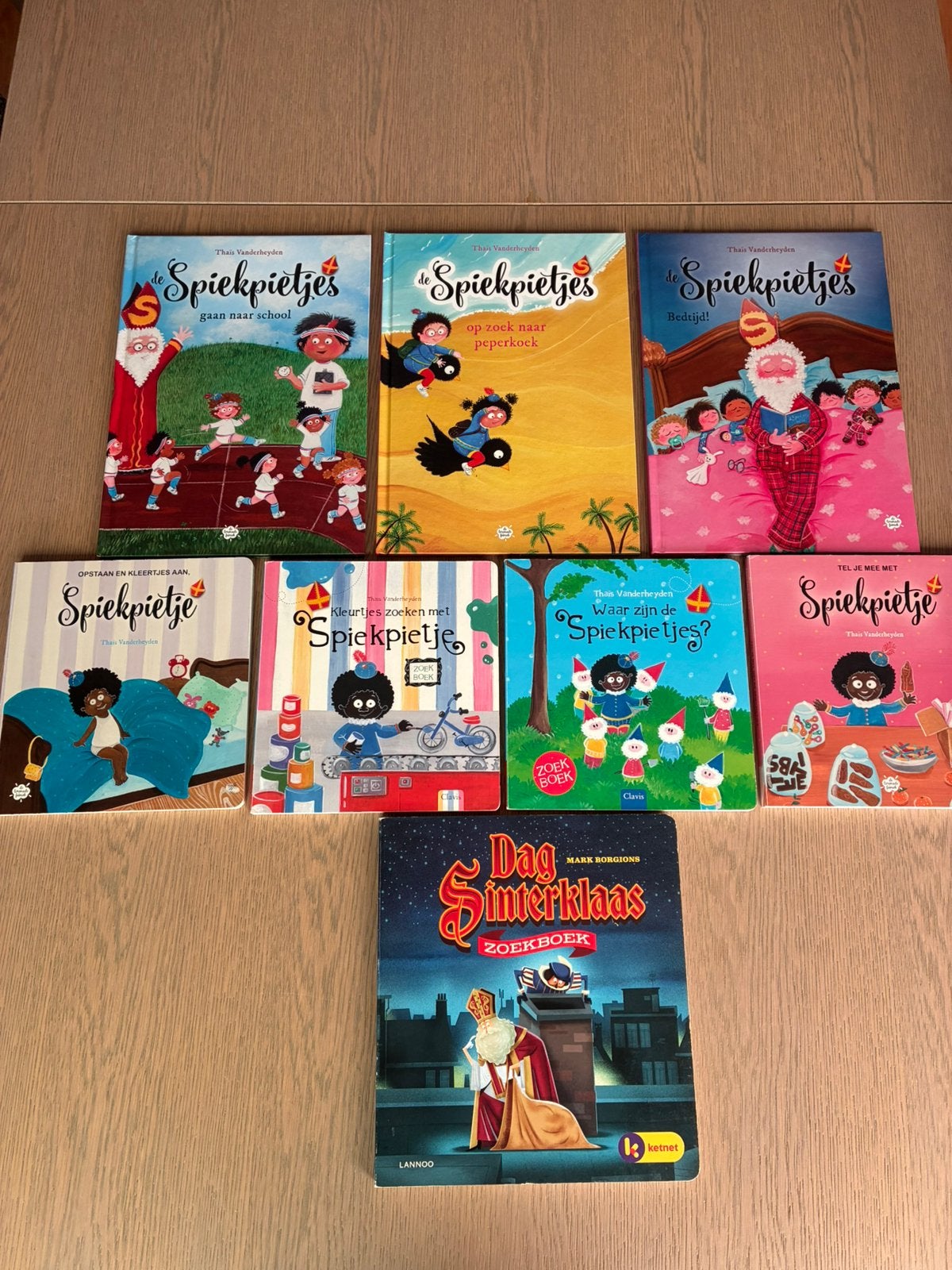 Spiekpietjes , Thais Vanderheyden , Dag Sinterklaas 8 stuks, Boeken, Ophalen, Zo goed als nieuw