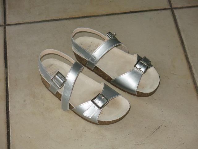 Clarks sandalen à la Birkenstock, maat 36, als nieuw, Ophalen, Sandalen of Muiltjes, Zo goed als nieuw, Clarks