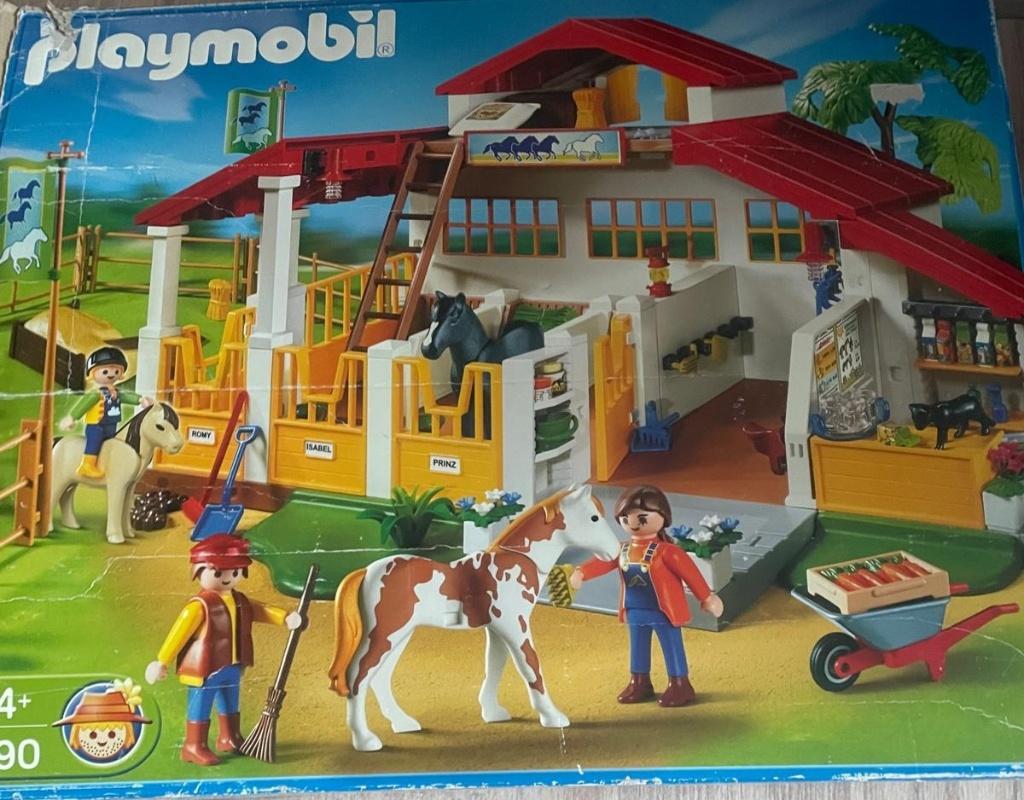 Playmobil 4190 Manege, Ophalen, Zo goed als nieuw, Complete set