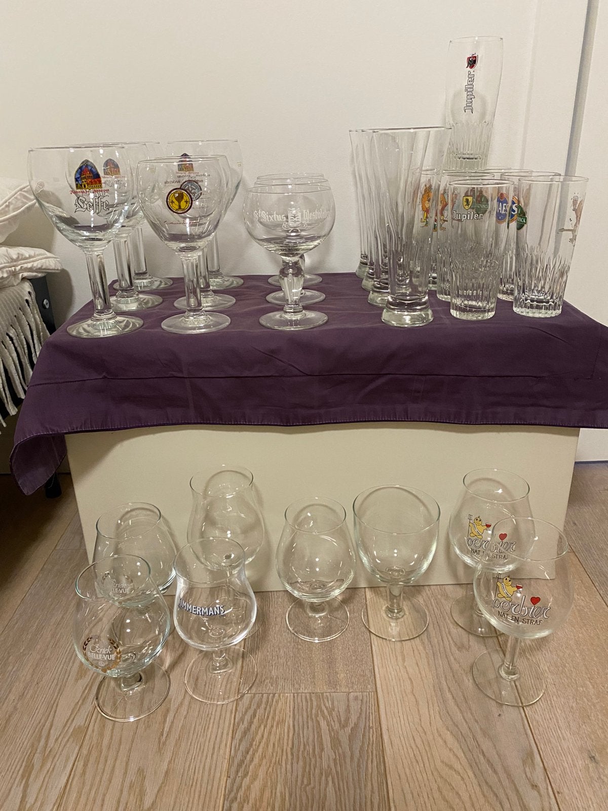 30 bierglazen, Enlèvement, Comme neuf