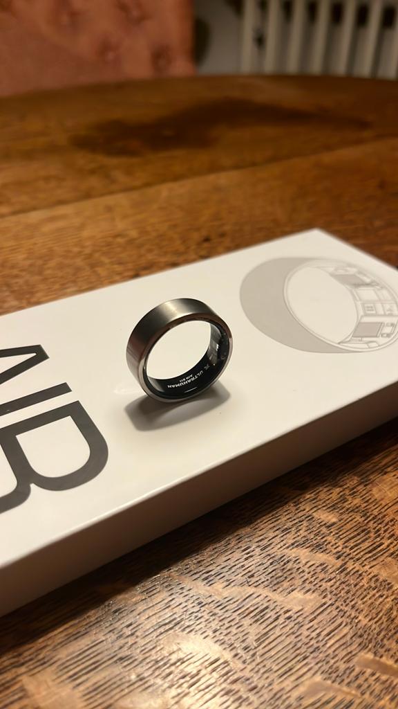 Ultrahuman Ring Air — Gloednieuw (Inclusief Lader) — Size 11, Sport en Fitness, Ophalen of Verzenden, Nieuw, Overige typen