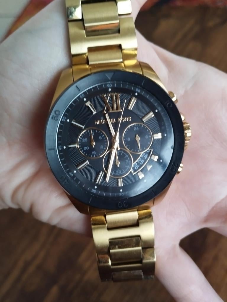 Michael cors horloge goud kras vrij zeer weinig gedragen, Ophalen