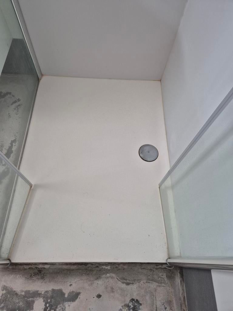Douche bak, douche plaat  kunstmarmer, Ophalen, Gebruikt, Steen, Douche