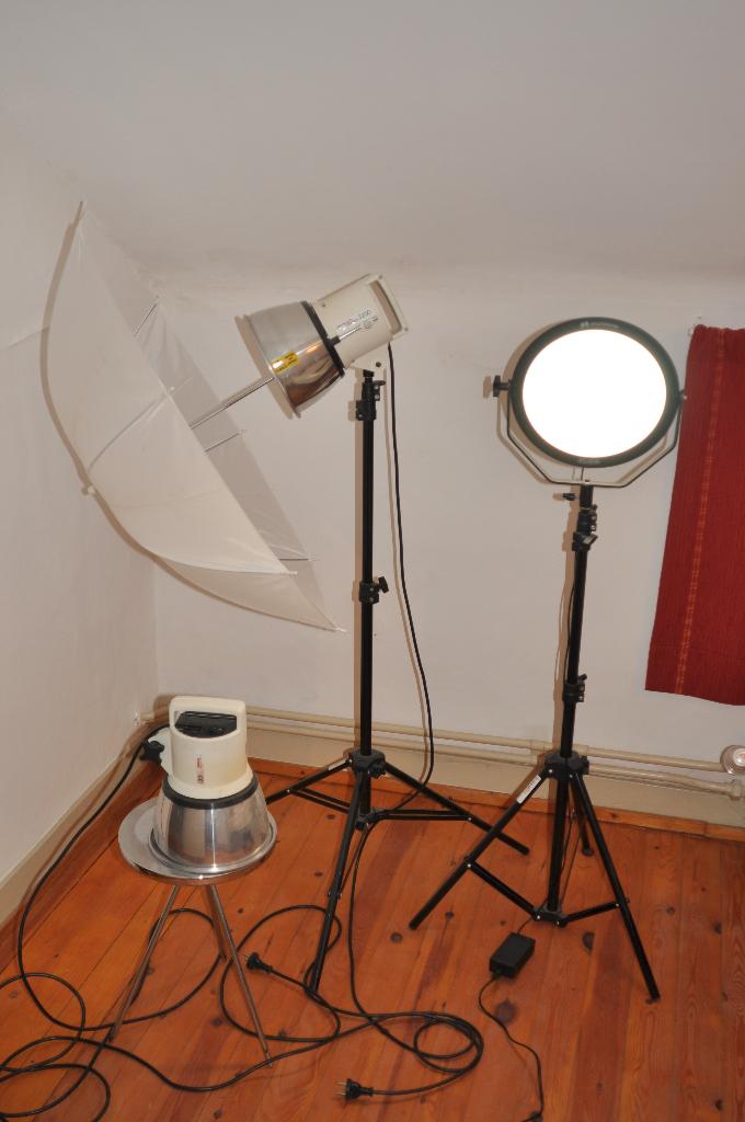 spots studio photo professionnel, Audio, Tv en Foto, Fotografie | Fotostudio en Toebehoren, Ophalen, Nieuw