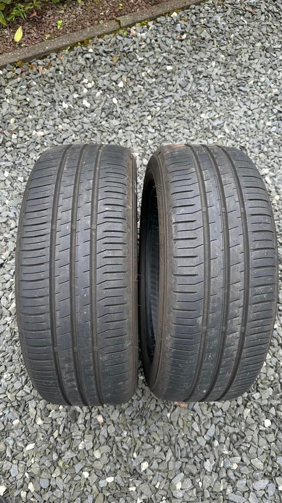 2 zomerbanden 195/55R16 91V, Auto-onderdelen, Banden en Velgen, Ophalen, Gebruikt, 16 inch, Band(en)