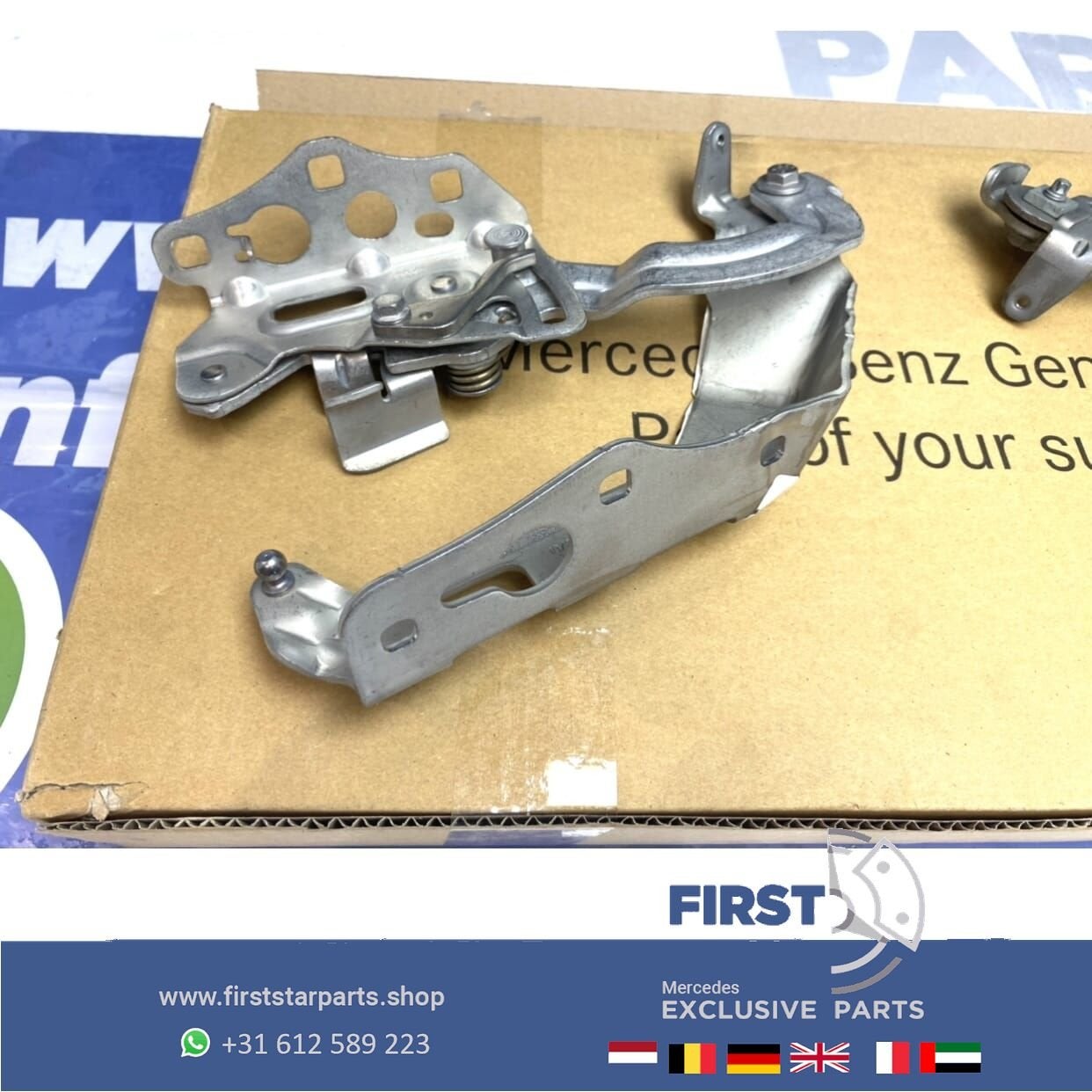 W205 A205 C205 S205 MOTORKAP SCHARNIER SET Mercedes C KLASSE, Gebruikt, -, Ophalen of Verzenden, -