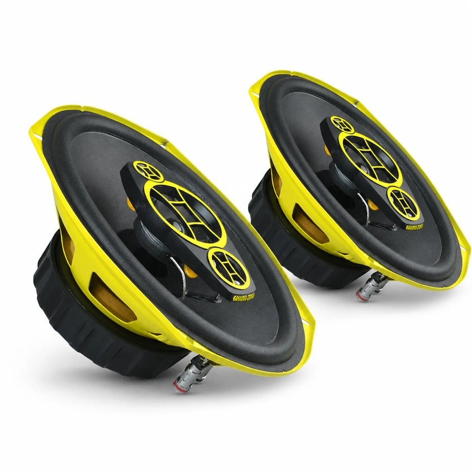 Ground Zero GZCF 7104XSPL 710 4-way coaxial speakers ovaal, Enlèvement ou Envoi, Neuf