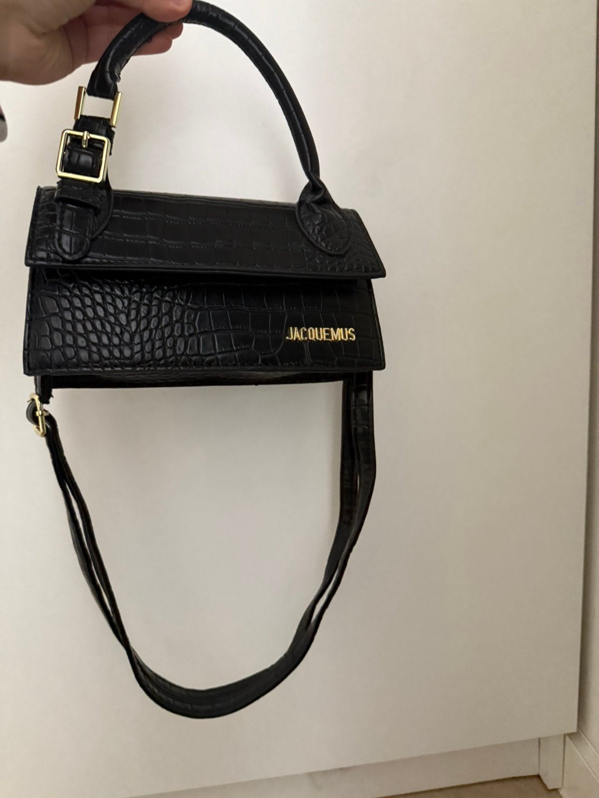 VINTAGE Zwarte JACQUEMUS tas, Ophalen of Verzenden, Zo goed als nieuw