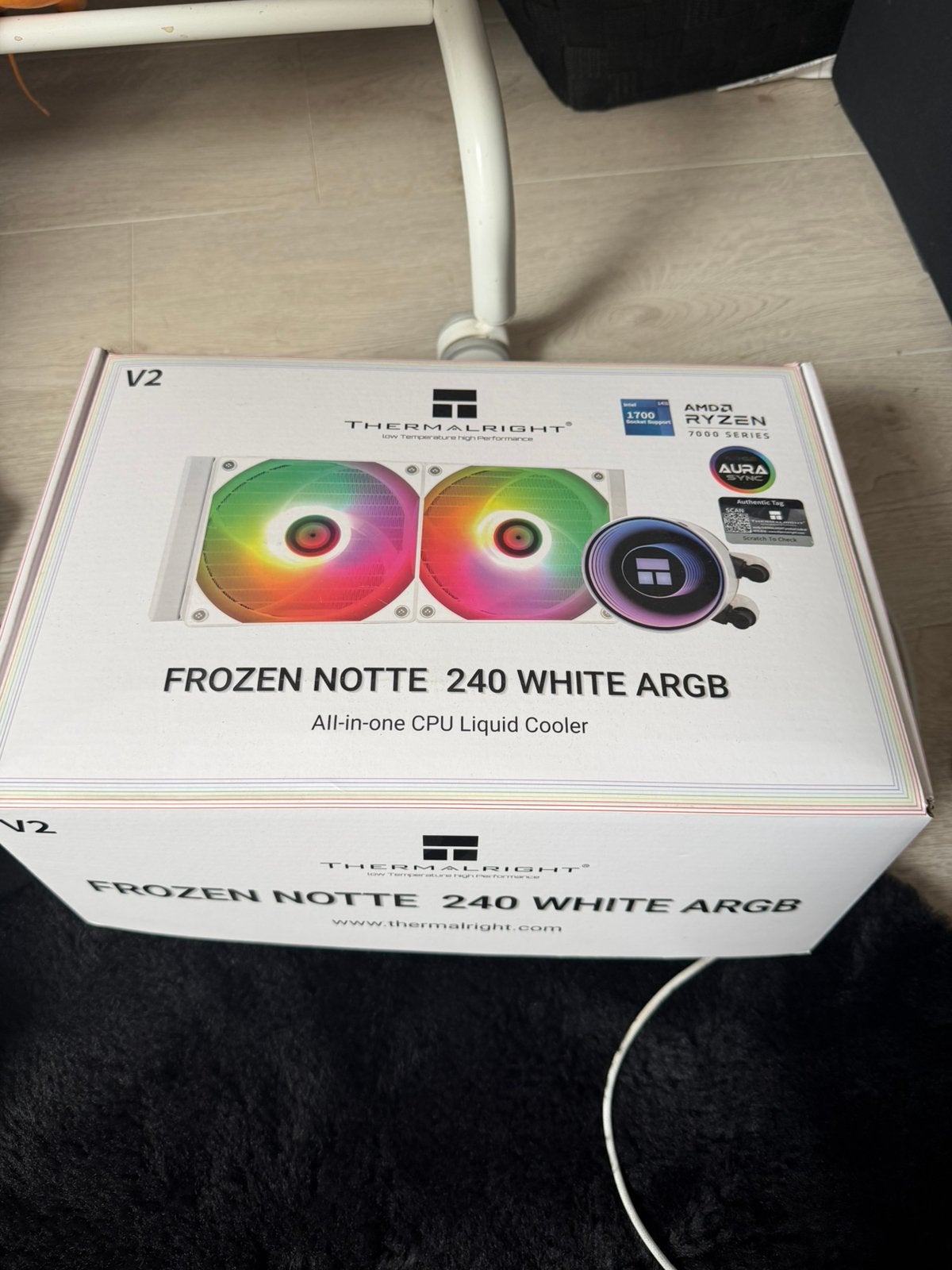 Thermalright notte 240 White argb AIO cpu processor koeler, Computers en Software, Computerkoelers, Ophalen, Zo goed als nieuw