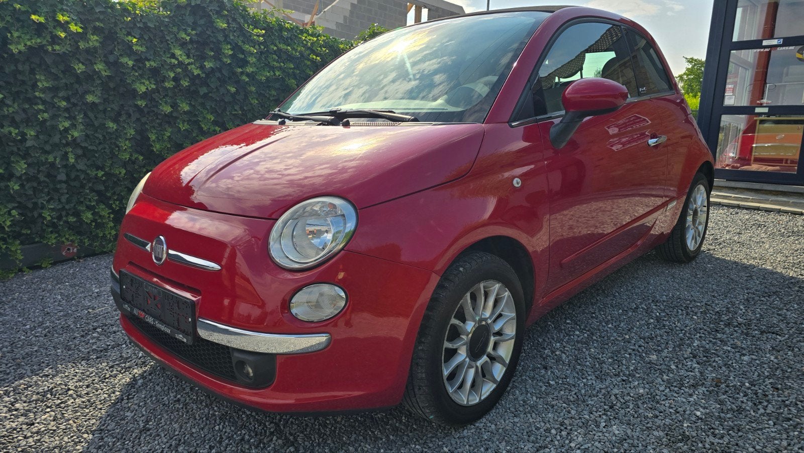 FIAT 500 C CABRIOLET, Autos, Rouge, Euro 5, Beige, Entreprise