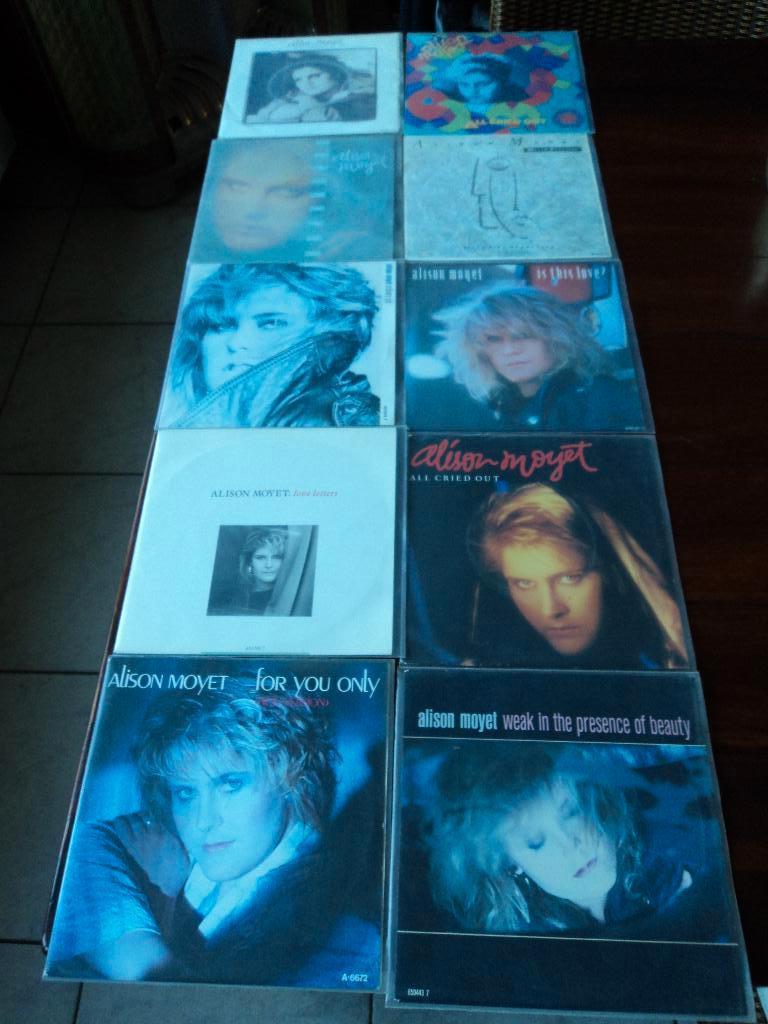 Alison Moyet 10 singles voor 10 euro!, 7 inch, Single, Ophalen of Verzenden, Zo goed als nieuw