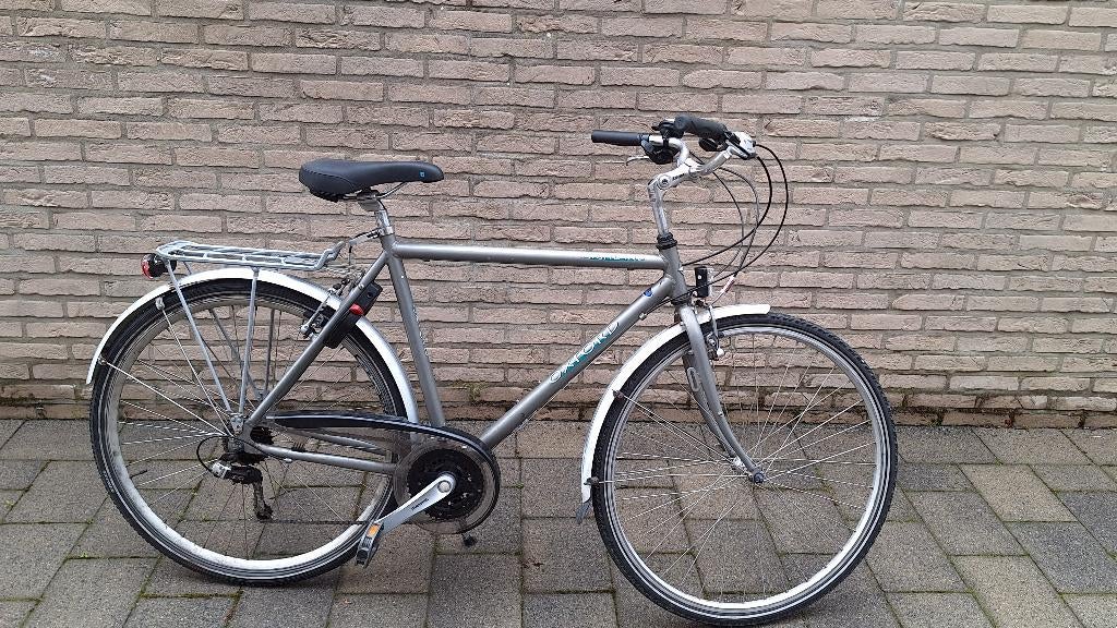 Herenfiets stadsfiets oxford, Fietsen en Brommers, 53 tot 57 cm, Ophalen, Zo goed als nieuw, Versnellingen