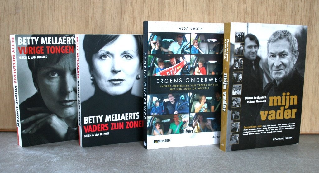 Vaders en kinderen: intieme portretten. Set van 4: €12, Boeken, Ophalen of Verzenden, Gelezen, Diverse auteurs