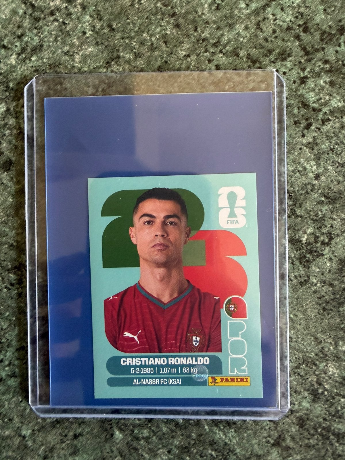 Panini wk 26 C. Ronaldo mint, Ophalen of Verzenden, Nieuw, Sticker