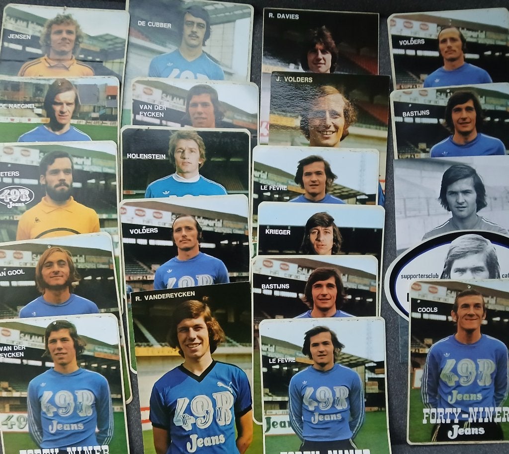 Spelersfoto´s Club Brugge 49R, Sports & Fitness, Enlèvement ou Envoi, Utilisé, Set