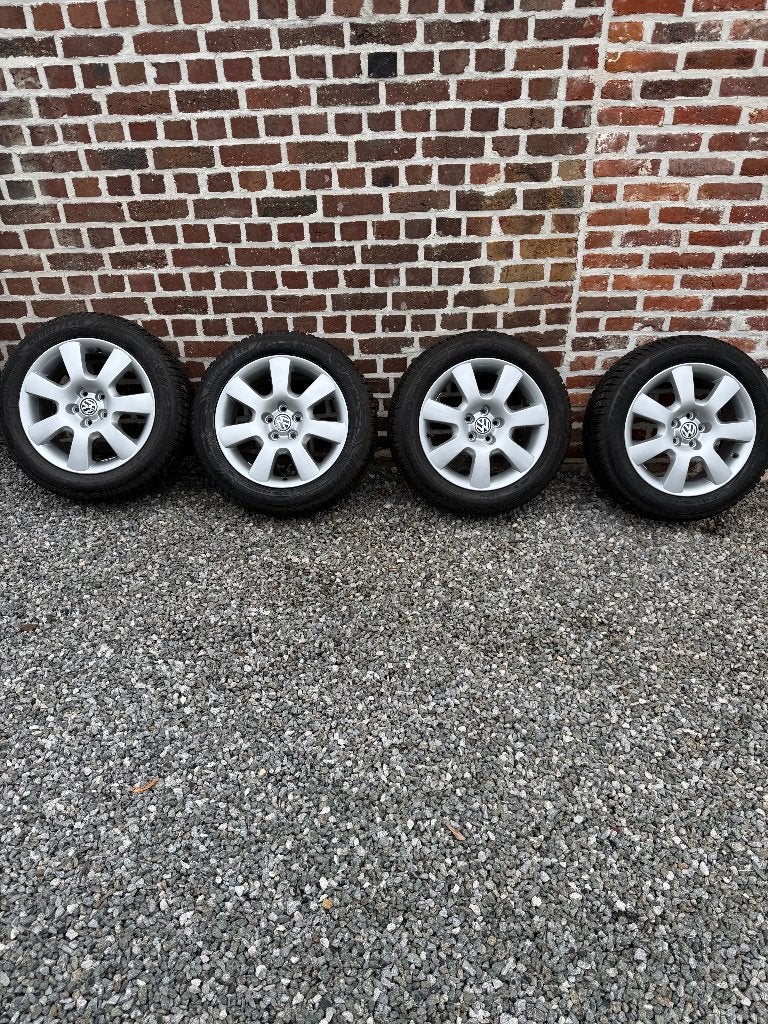 vw velgen en banden, Auto-onderdelen, Banden en Velgen, Ophalen, Winterbanden, Banden en Velgen