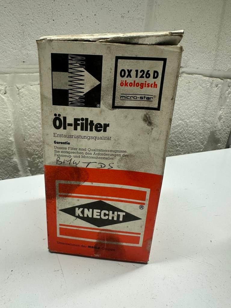 Nieuw oliefilter BMW 525 tds E34 E36, Ophalen, BMW