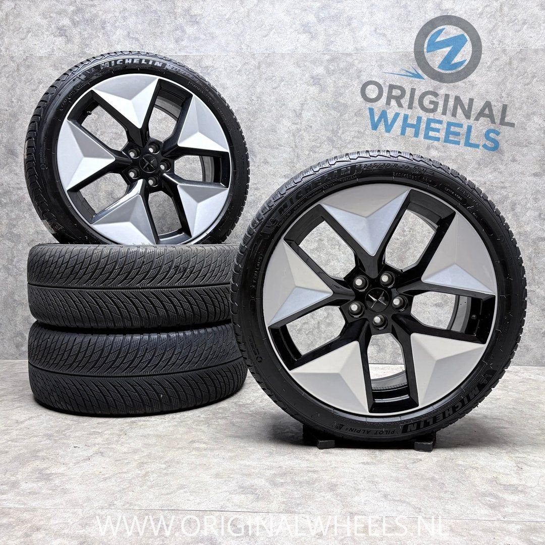 20 inch originele Polestar 2 velgen + winterbanden, Pneus et Jantes, Véhicule de tourisme, -, Utilisé