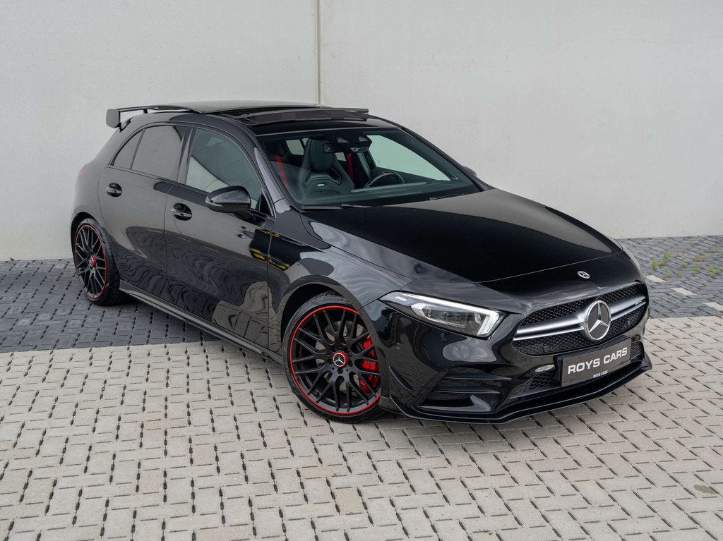 Mercedes-Benz A-Klasse 35 AMG A 35 AMG AMG SEATS/PANO/CAMERA, Auto's, Automaat, Gebruikt, 4 cilinders, Lichtsensor