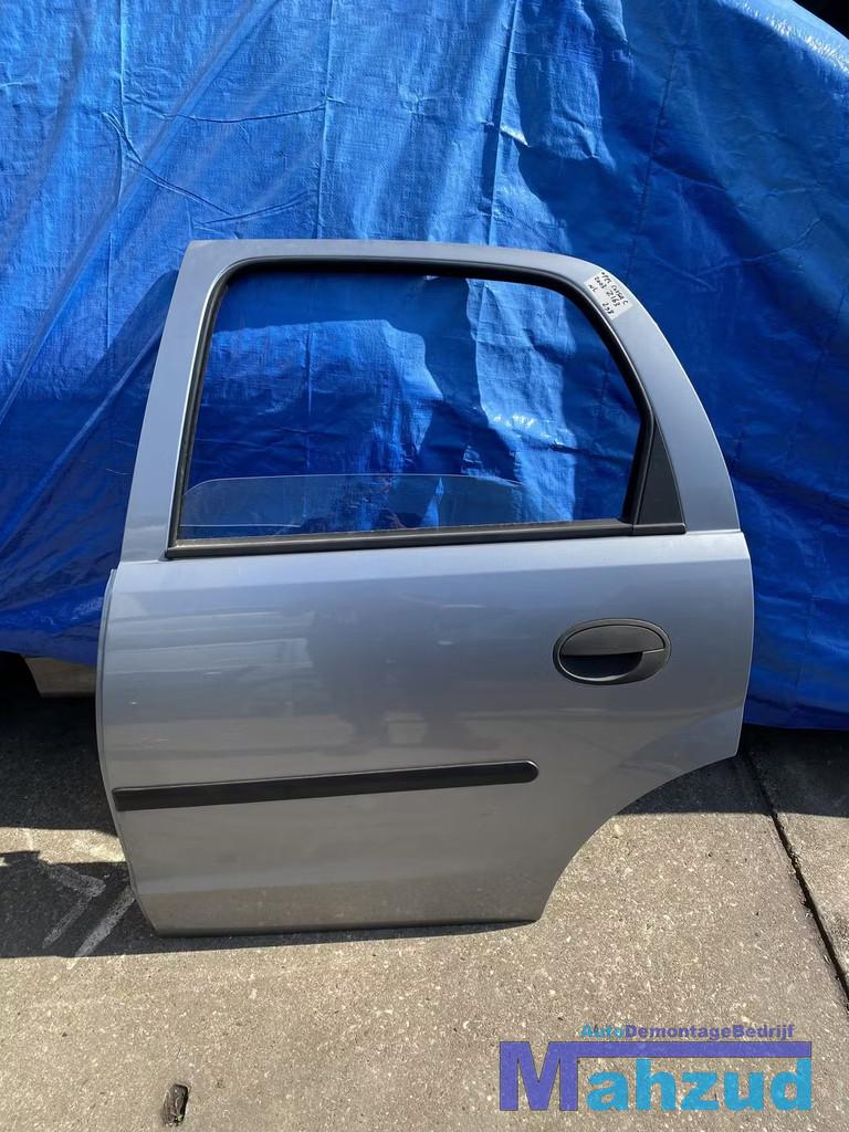 OPEL CORSA C Grijs Z163 links achter deur portier 2000-2006, Auto-onderdelen, Gebruikt, Deur, Opel Automobile GmbH, Kontakt@opel-infoservice.de