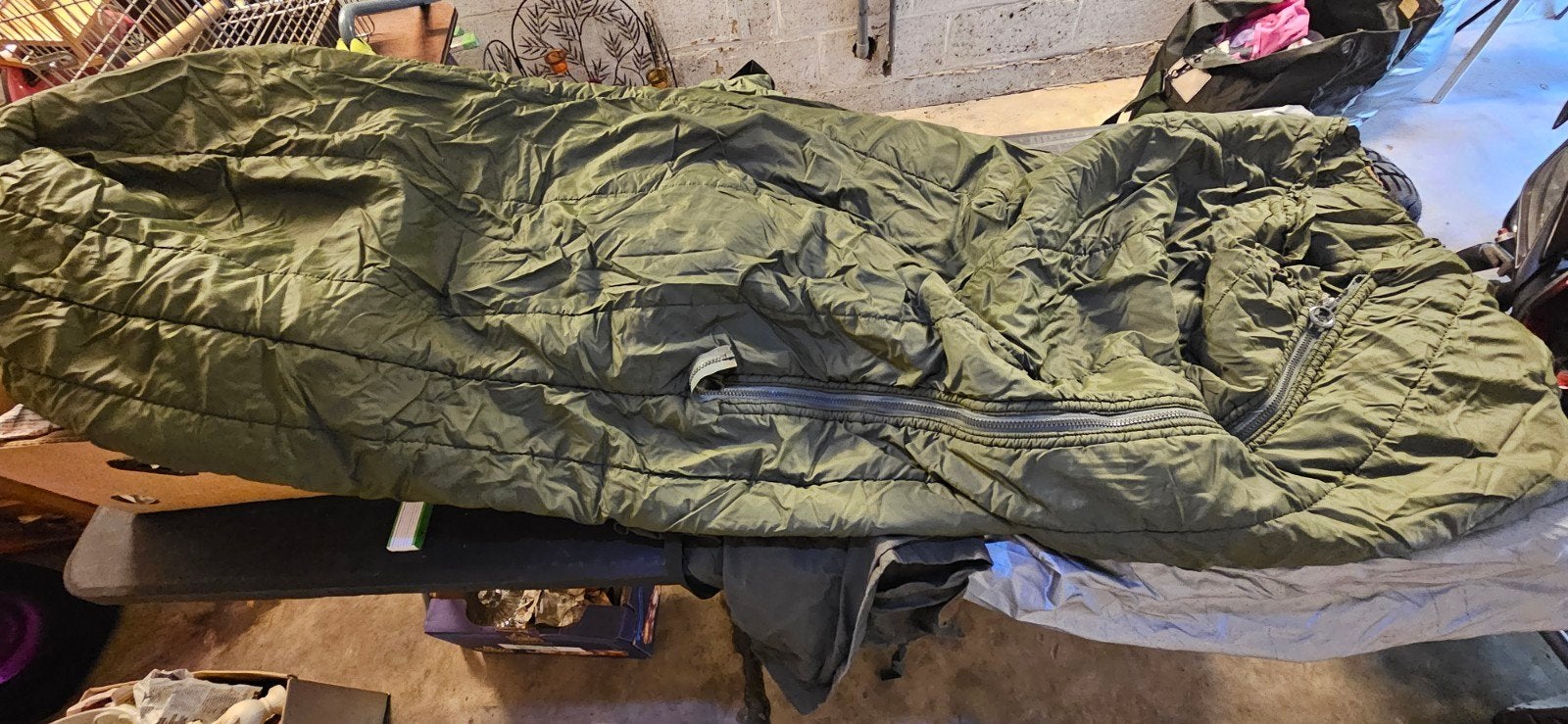 sac de couchage militaire, Collections, Enlèvement