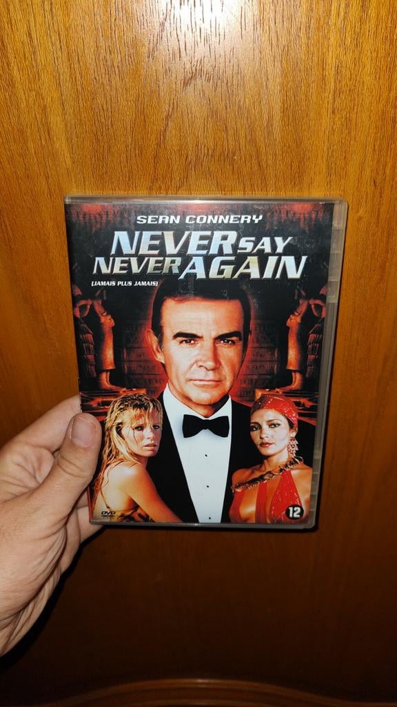 Never say Never again (laatste James Bond met Sean Connery), Cd's en Dvd's, 1980 tot heden, Ophalen of Verzenden, Zo goed als nieuw