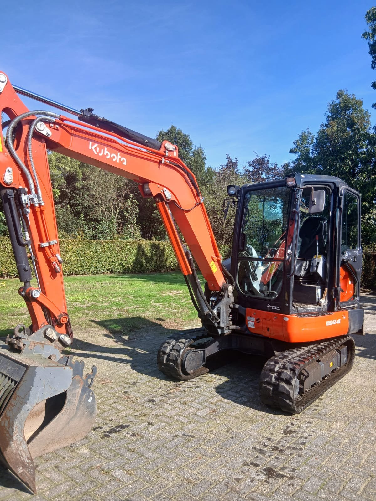 Kubota KX042-4 Alpha – 2021 – 950u – 3 Bakken, Ophalen, Graafmachine