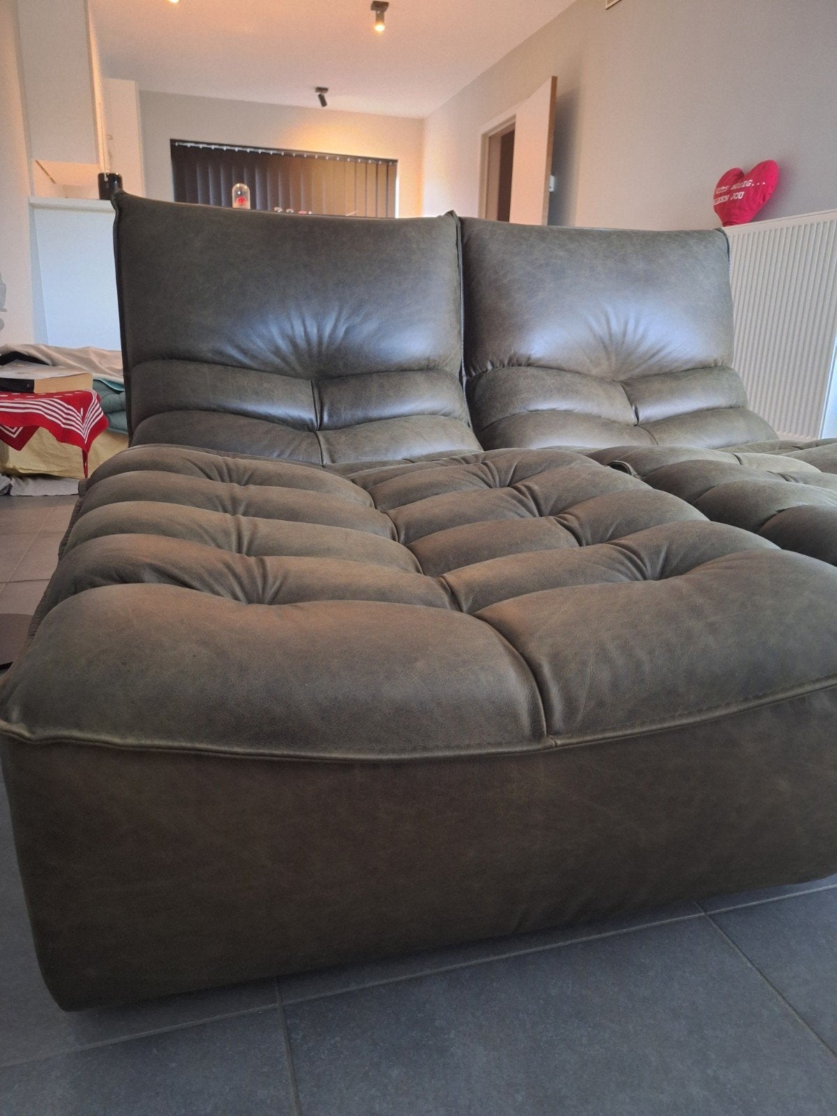 lederen loungschairs, Huis en Inrichting, Zetels | Zetels en Chaises Longues, Ophalen, Nieuw