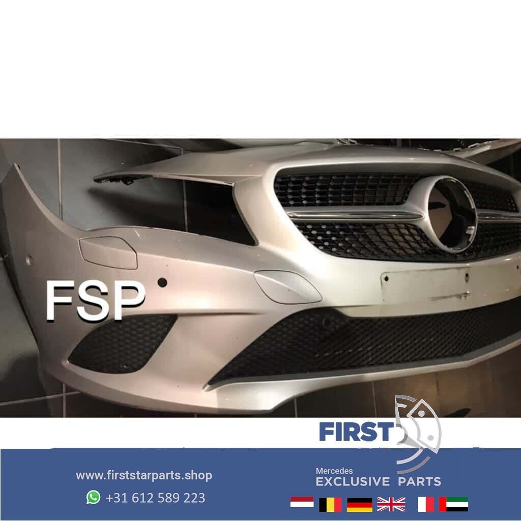 W117 C117 CLA COMPLETE VOORBUMPER + ACHTERBUMPER SET ZWART W, Gebruikt, -, Ophalen of Verzenden, Bumper