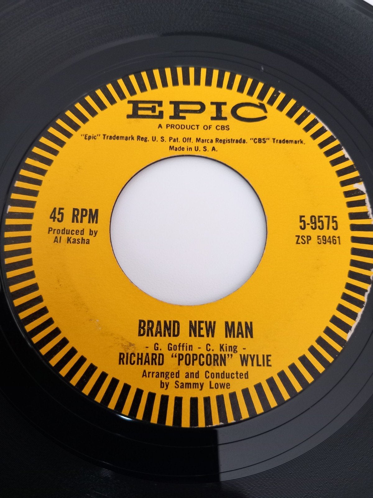 RICHARD POPCORN WYLIE. BRAND NEW MAN. USA 45T