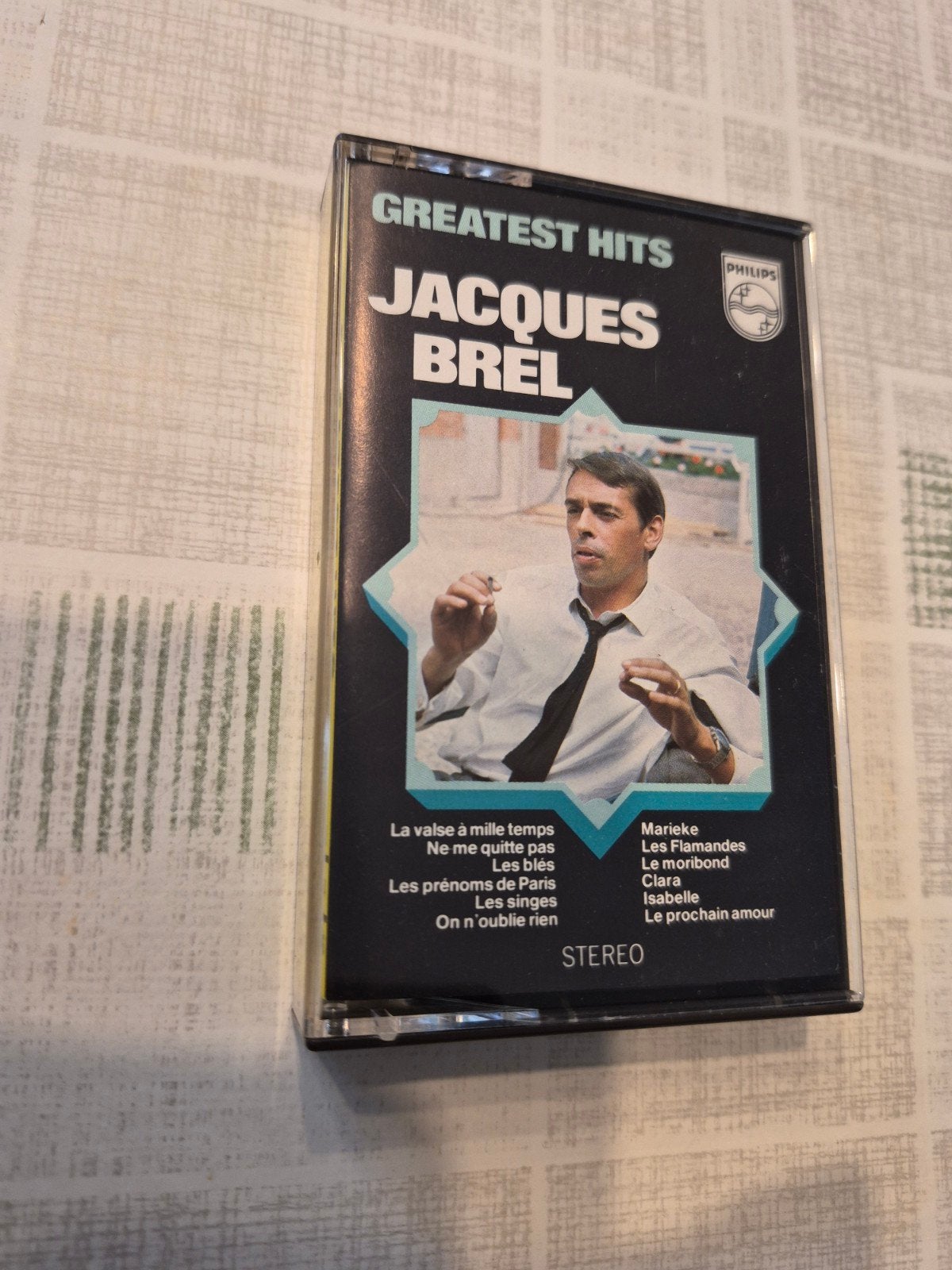Jacques Brel; greatest hits cassette, Ophalen of Verzenden