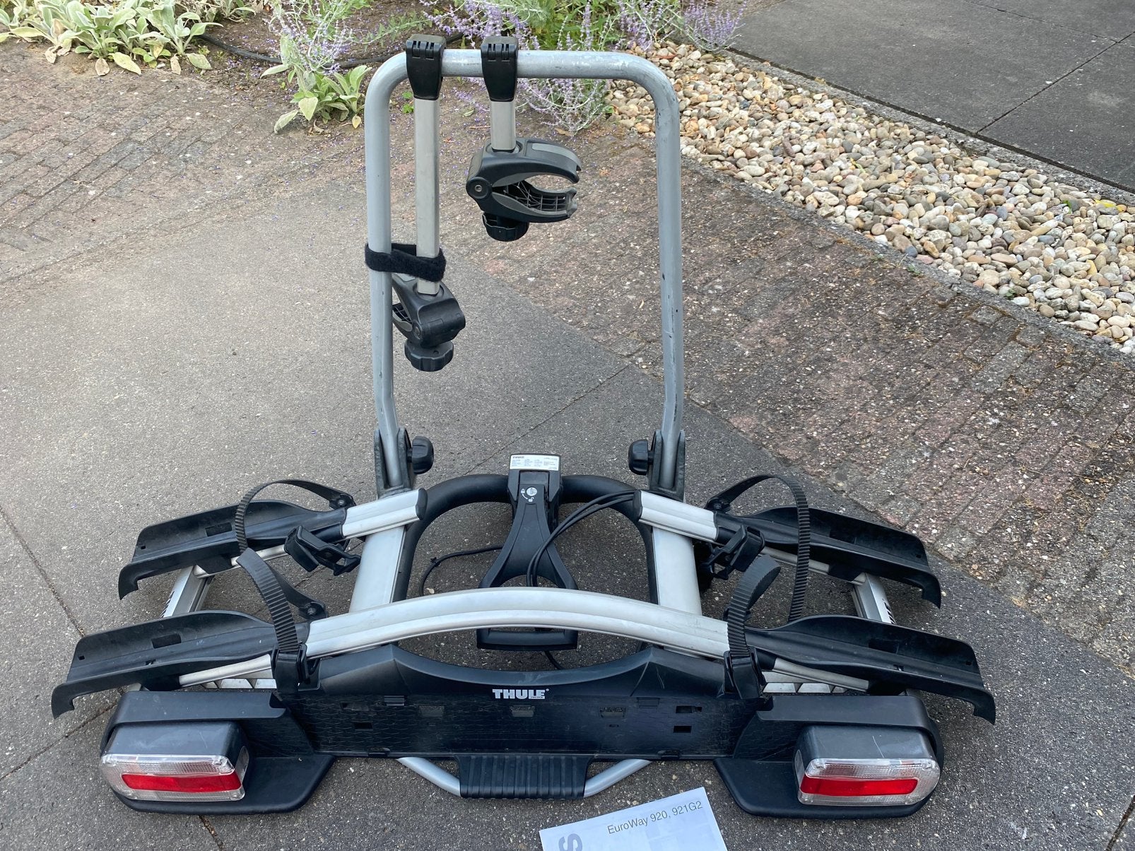 Fietsendrager Thule Euroway 921 G2, Ophalen, 2 fietsen, Zo goed als nieuw