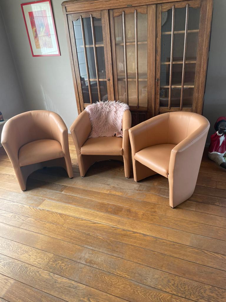 3kuipzeteltjes, Huis en Inrichting, Fauteuils, Ophalen, Zo goed als nieuw
