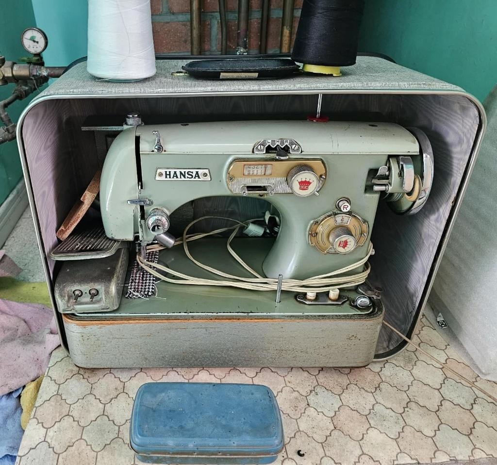 Naaimachine Hansa, Ophalen
