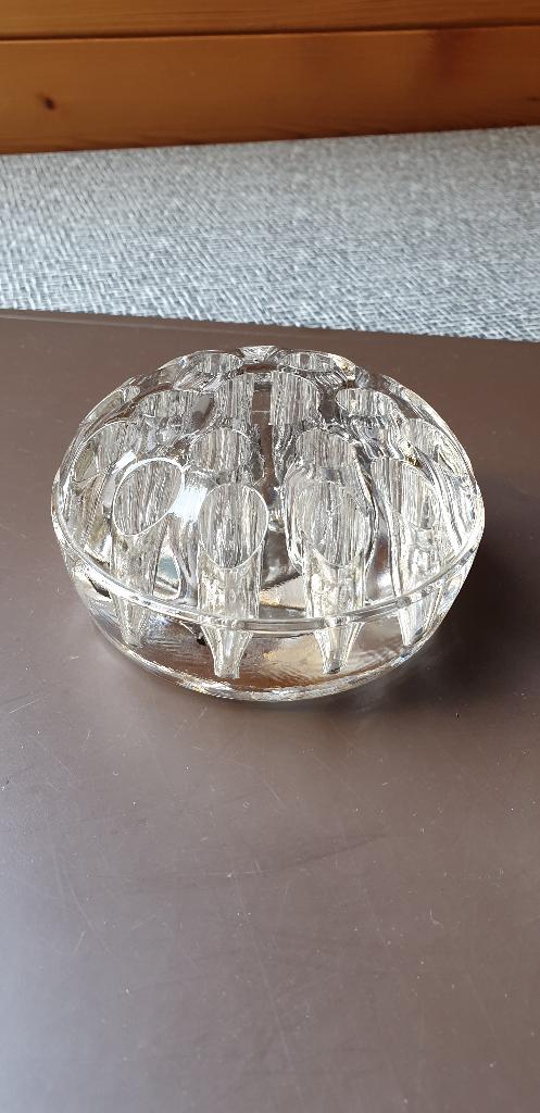 Glazen pique fleur, Ophalen of Verzenden, Zo goed als nieuw, Glas