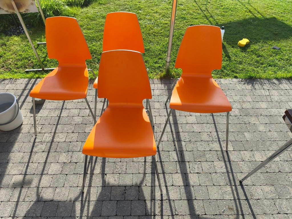Lot de 4 chaises Ikea Vilmar début 2000 vintage, Enlèvement