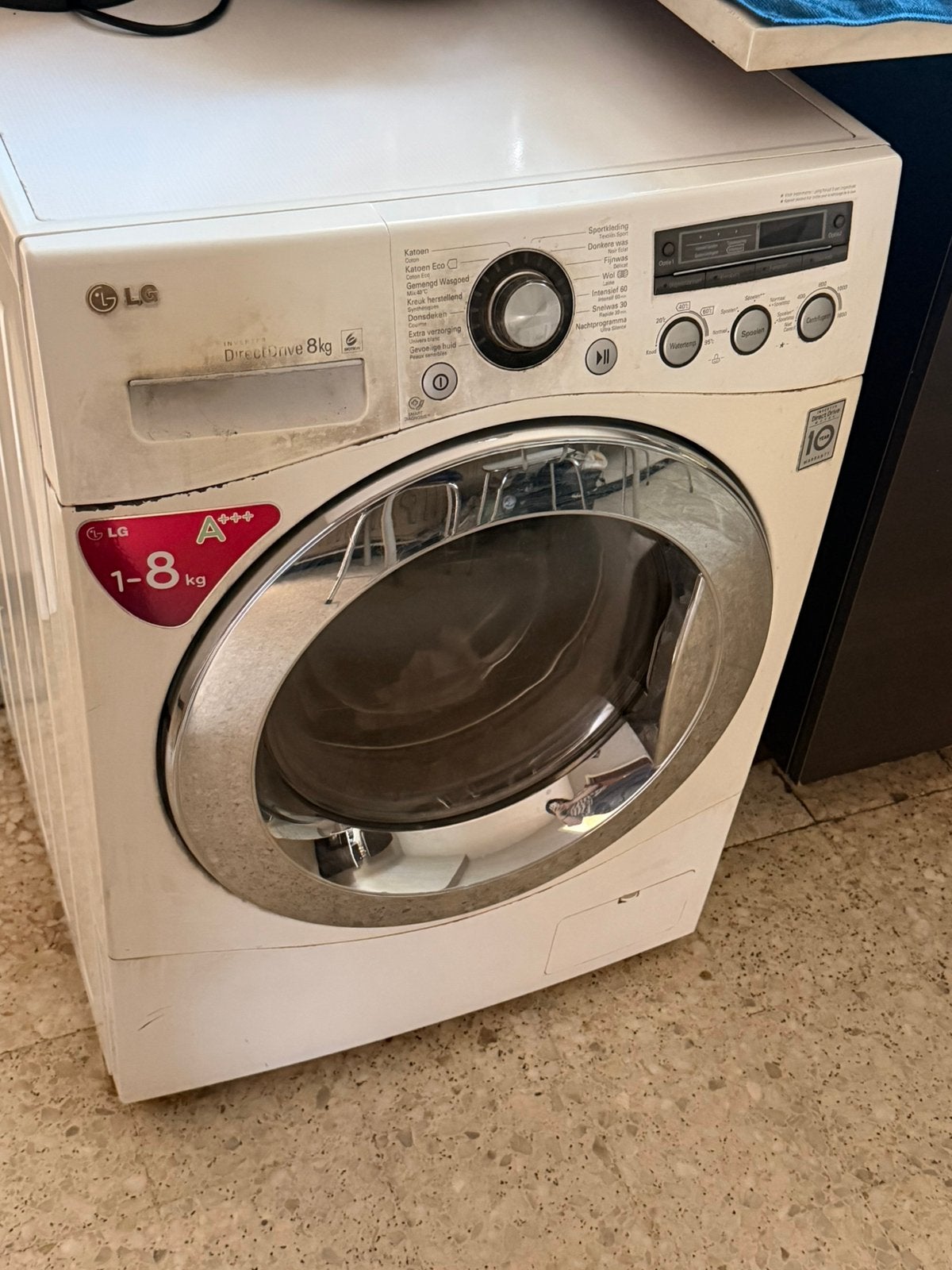 LG direct drive model 8 kg, Elektronische apparatuur, Wasmachines, Ophalen, Zo goed als nieuw