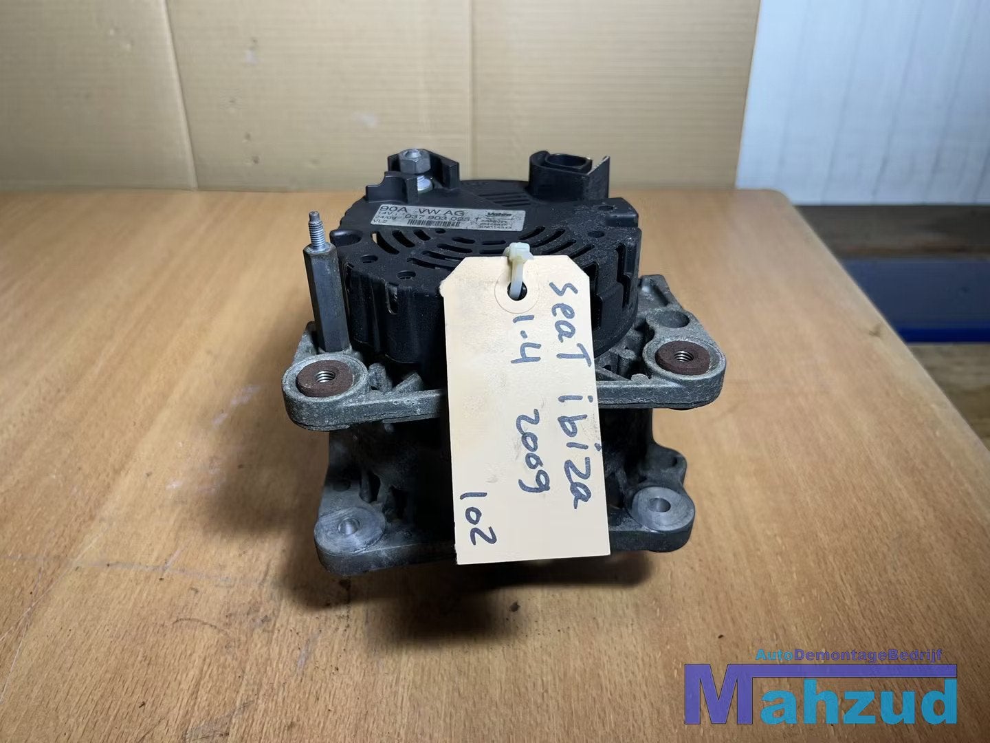 SEAT IBIZA 4 1.2 Dynamo 90A 2009-2017 037903025T, Gebruikt, Autovia A-2, Km 585 585
08760  Martorell, ES, SEAT S.A., Customercare@seat.es