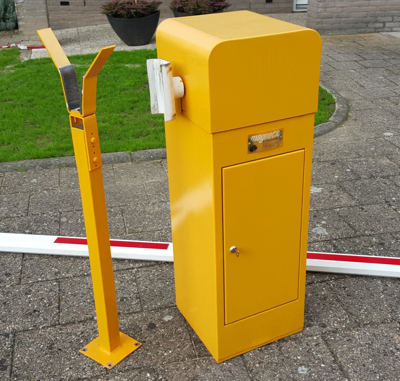 Slagboom / Slagbomen / Toegangscontrole, Ophalen of Verzenden, Zo goed als nieuw, Aluminium